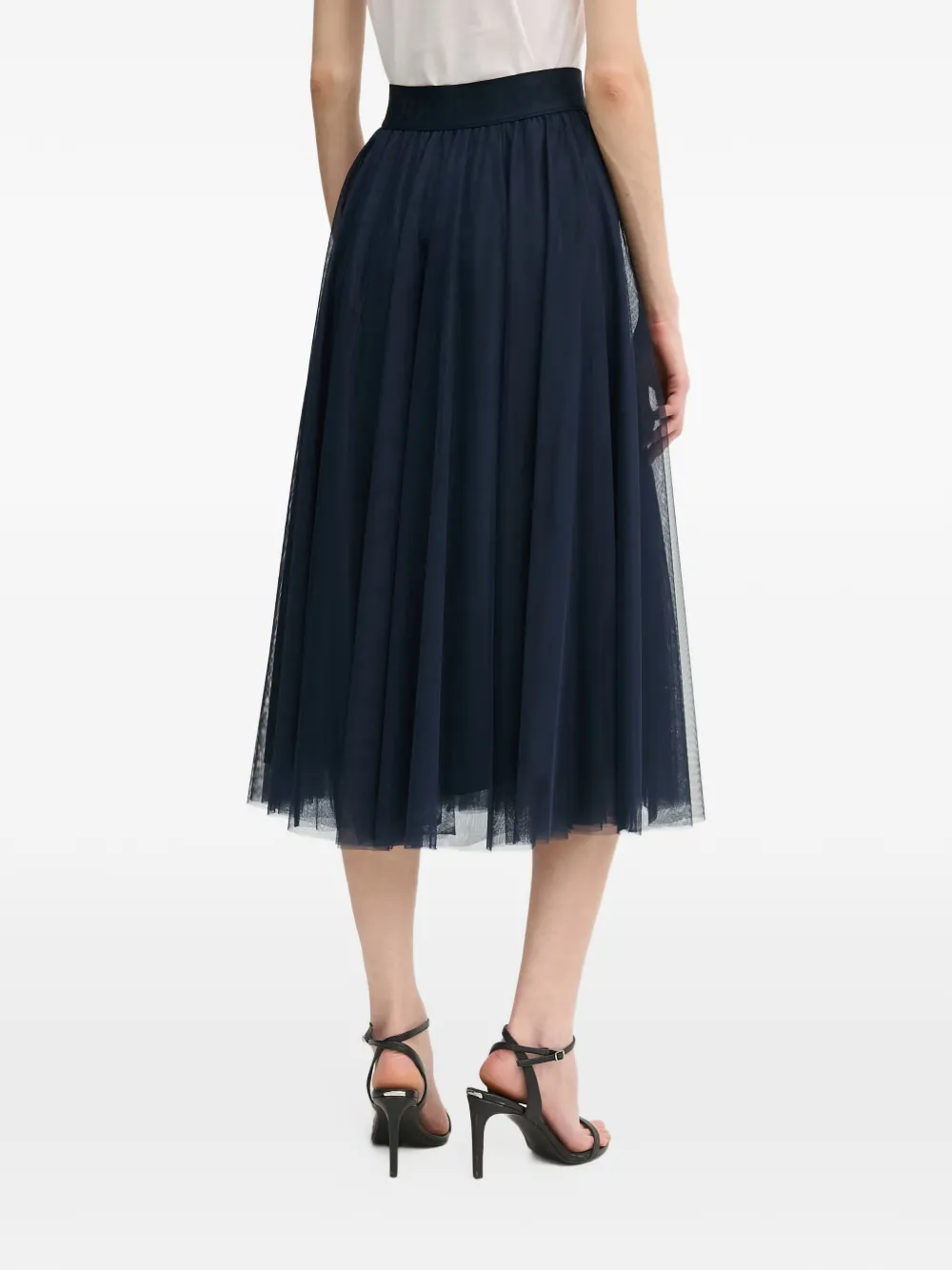 Joop! Fridi tulle midi skirt Blauw