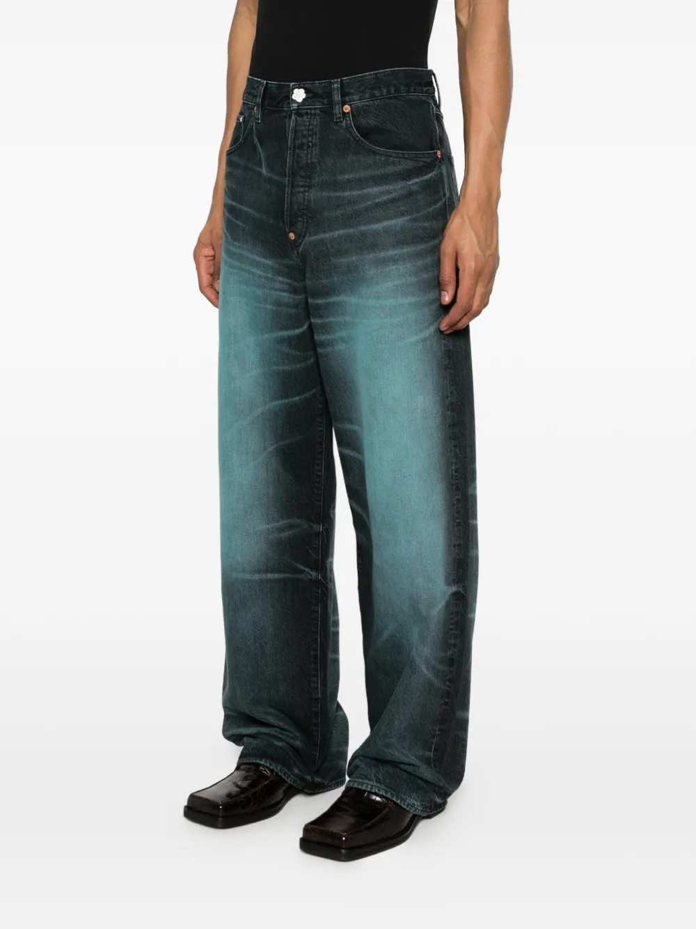  Kenzo Washed Jeans - Blue 