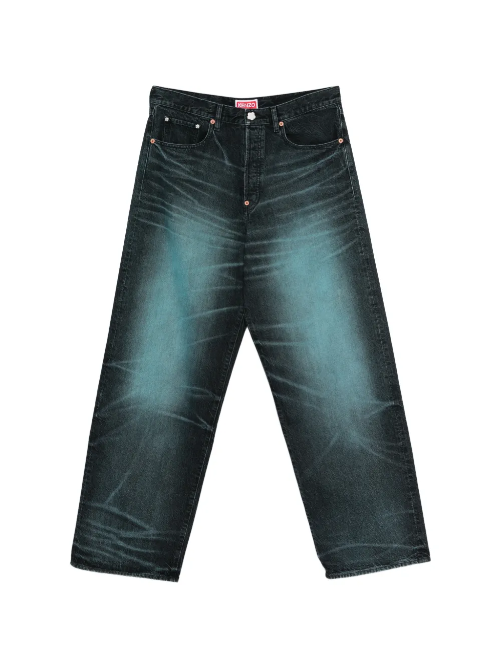 Kenzo washed jeans - Blu