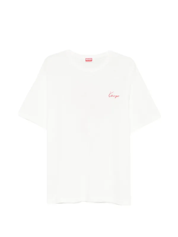 ［専用］KENZO Tシャツ ホワイト Kenzo シグネチャー Tシャツ | ホワイト | FARFETCH JP