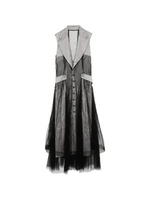 Noir Kei Ninomiya ラッフル ドレス | ブラック | FARFETCH JP