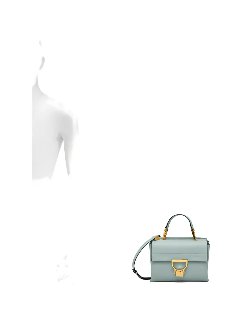 Coccinelle D-ring Top-handle Satchel In Blue