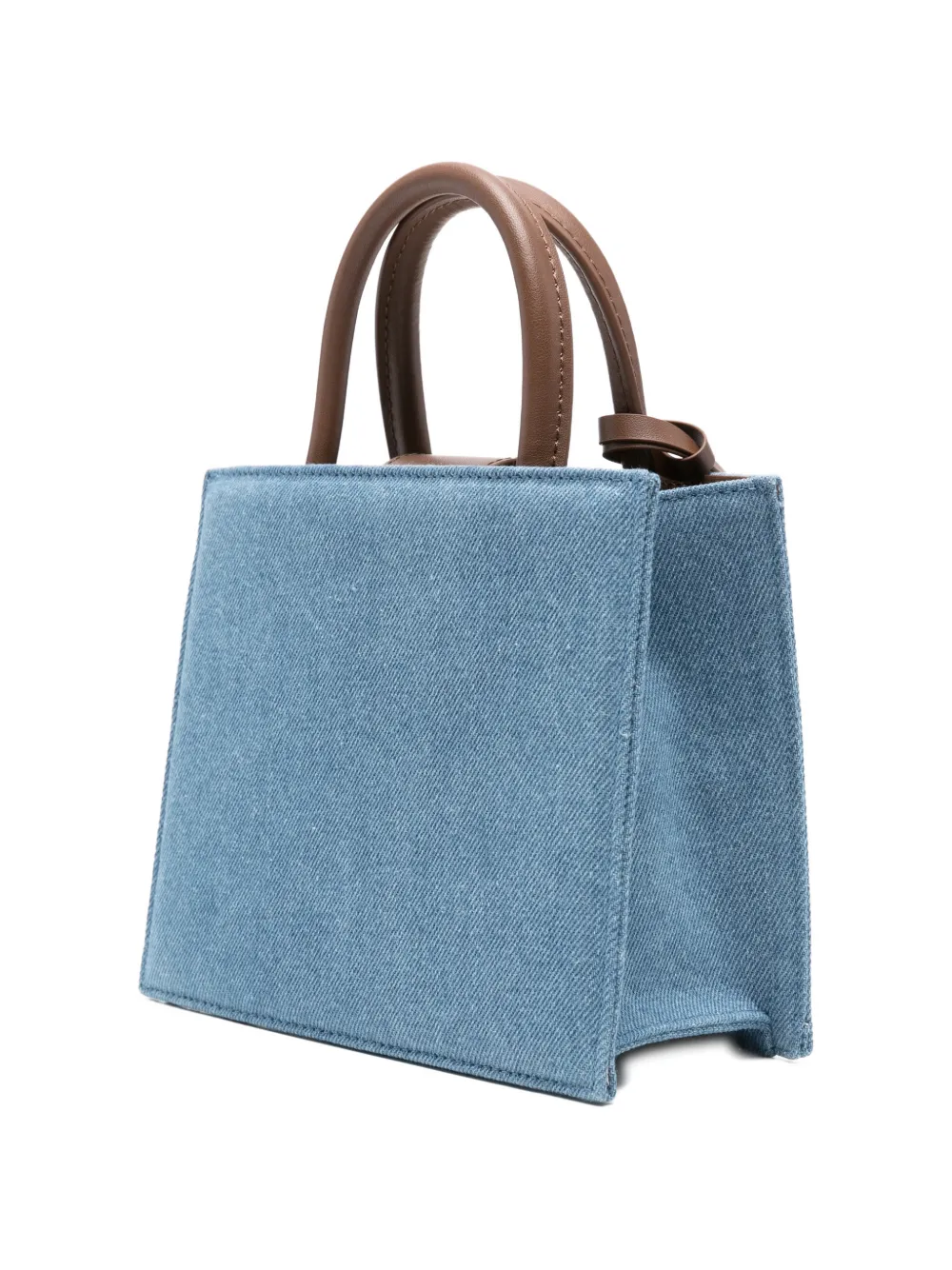 MC2 Saint Barth Shopper met logoplakkaat Blauw