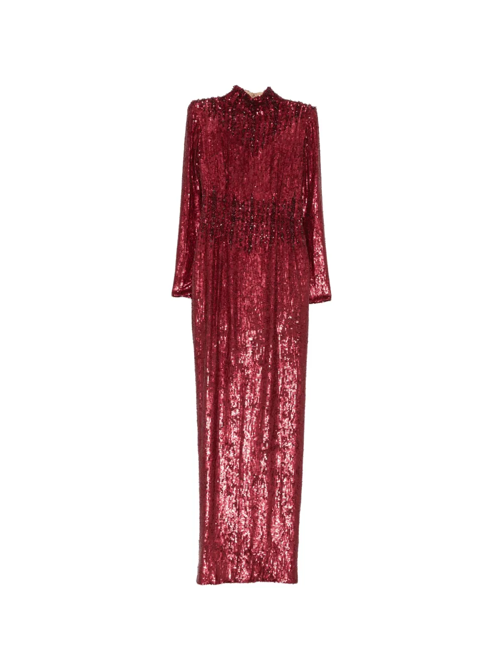 M.Marquise Ruby sequin-embellishment maxi dress - Rosso