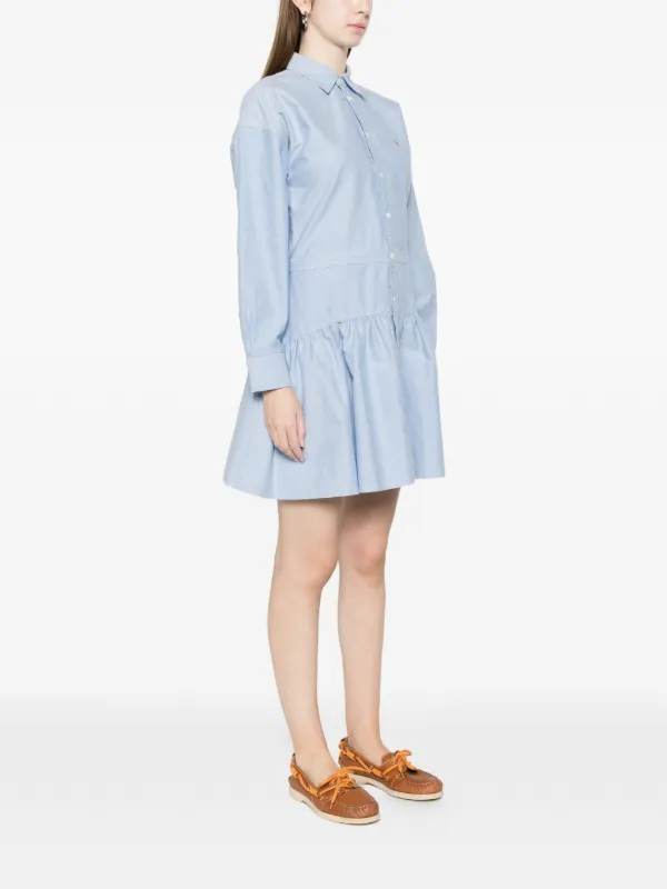Polo Ralph Lauren Ruffled Mini Dress | Blue