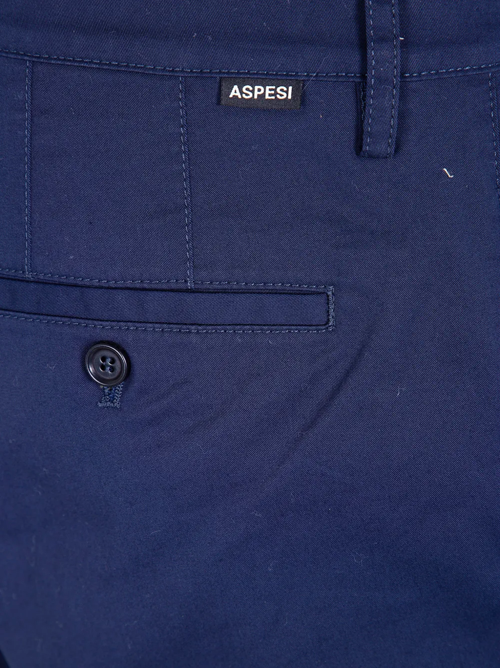 ASPESI Shorts met riemlussen Blauw