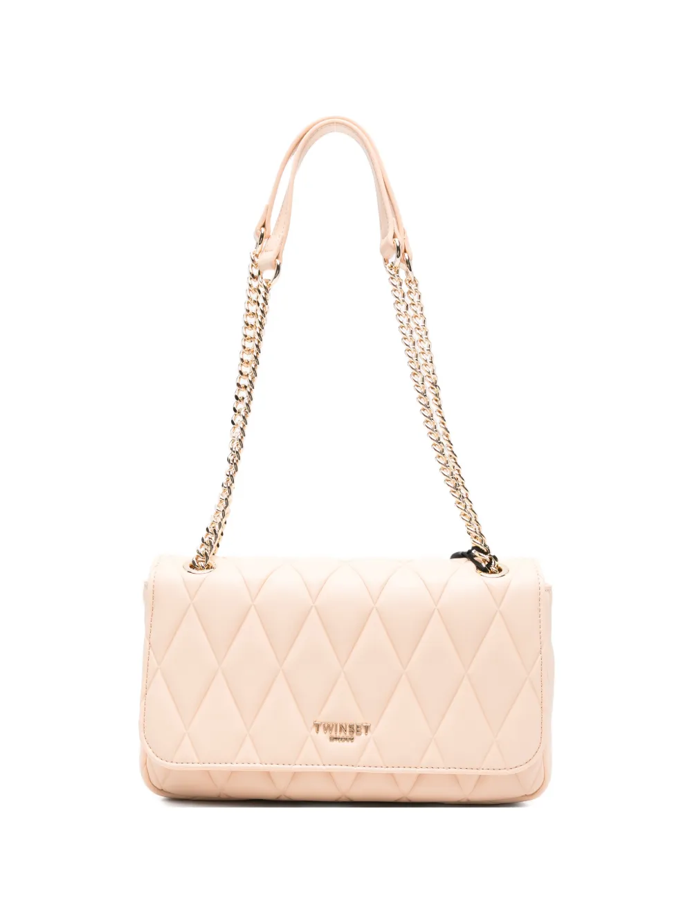 TWINSET quilted chain shoulder bag - Rosa