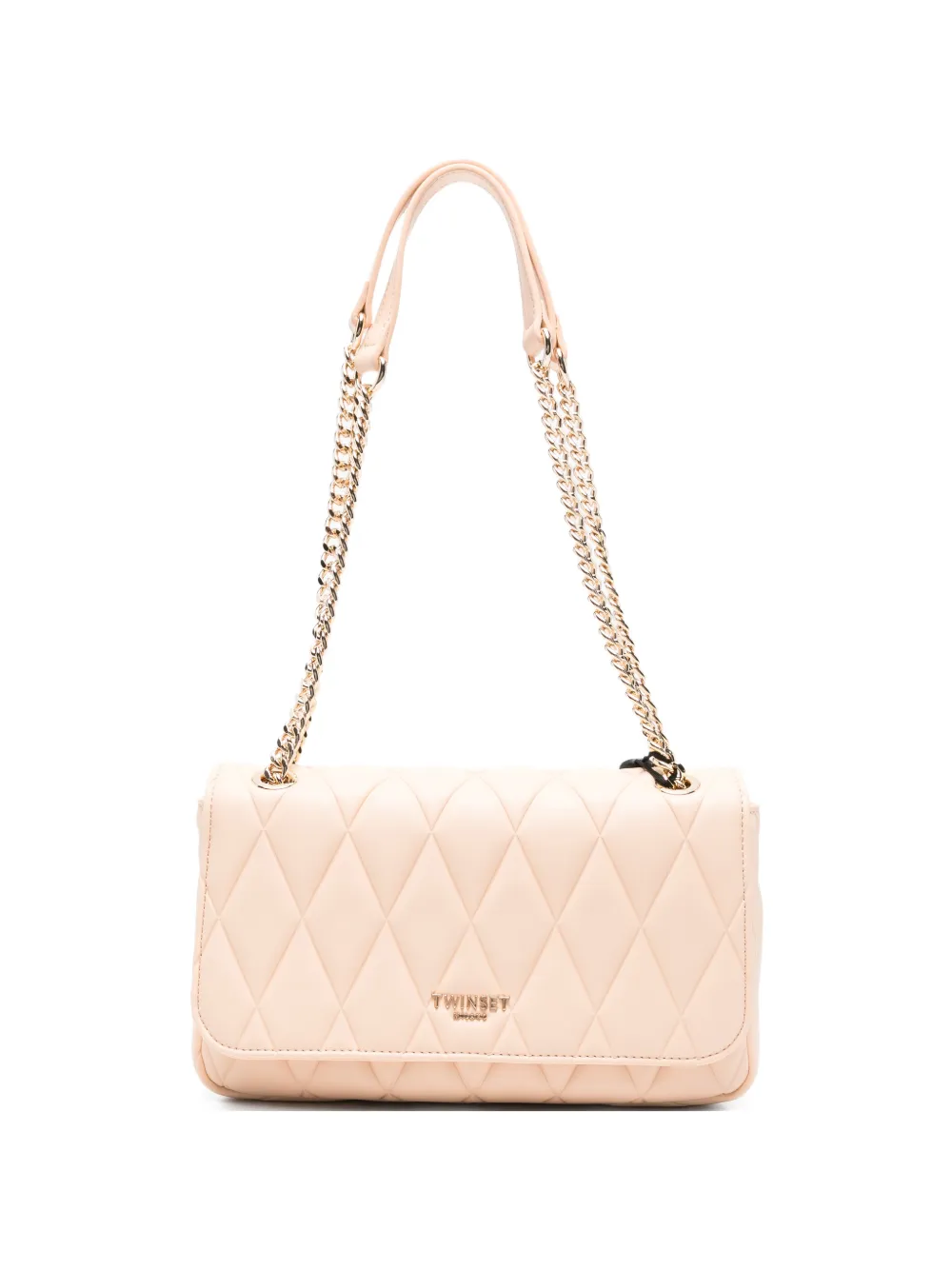 TWINSET quilted chain shoulder bag - Rosa