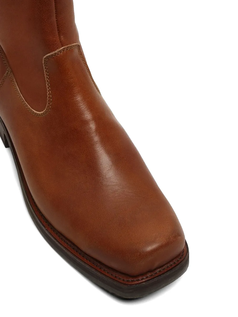 Won Hundred Barcelona leren laarzen Bruin