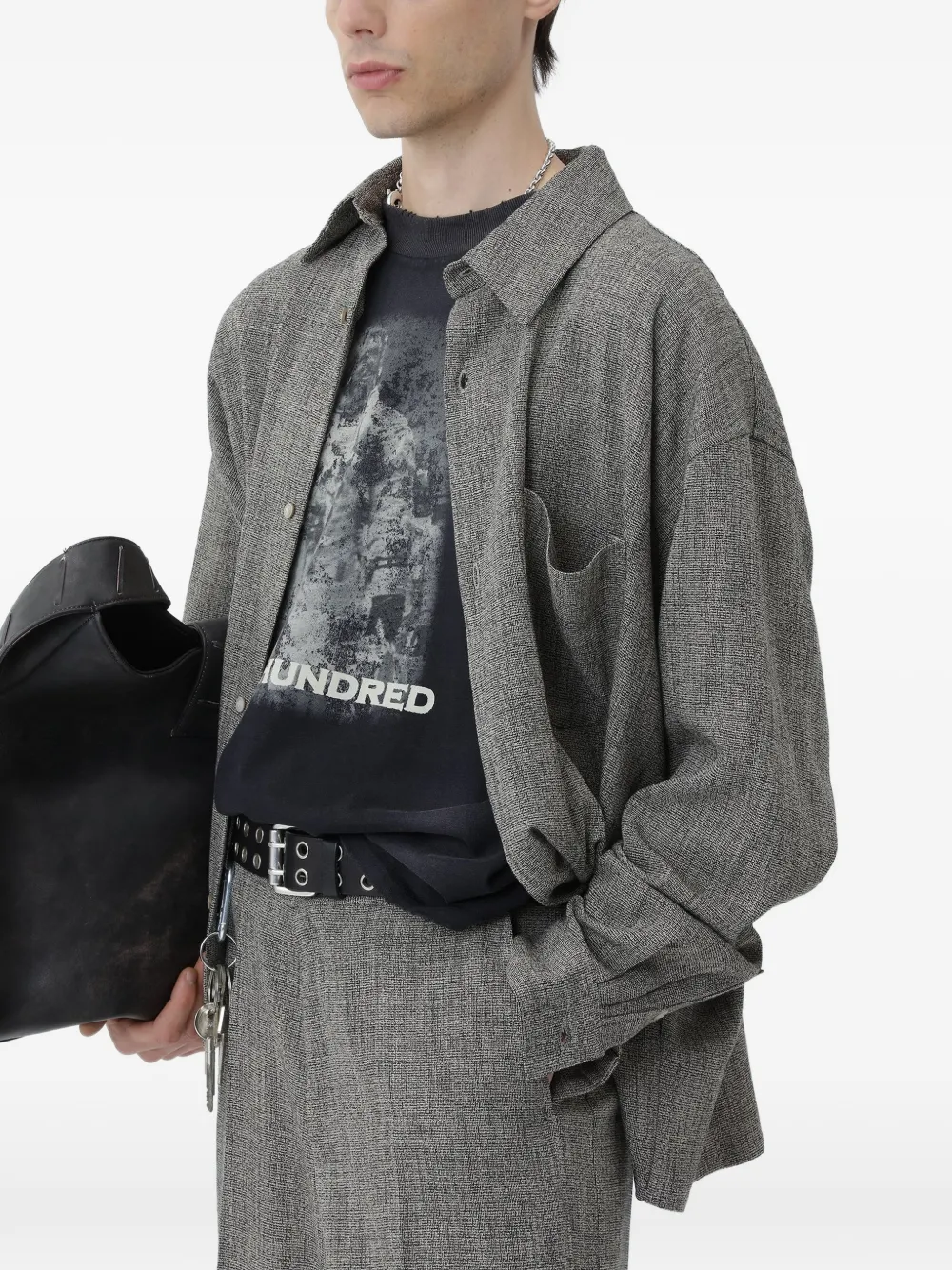  Won Hundred Maza Pocket Shirt - Grey 