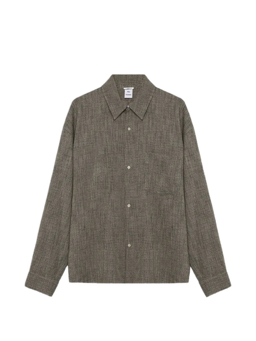 Won Hundred Maza pocket shirt - Grigio