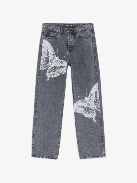 IUTER jeans Butterfly