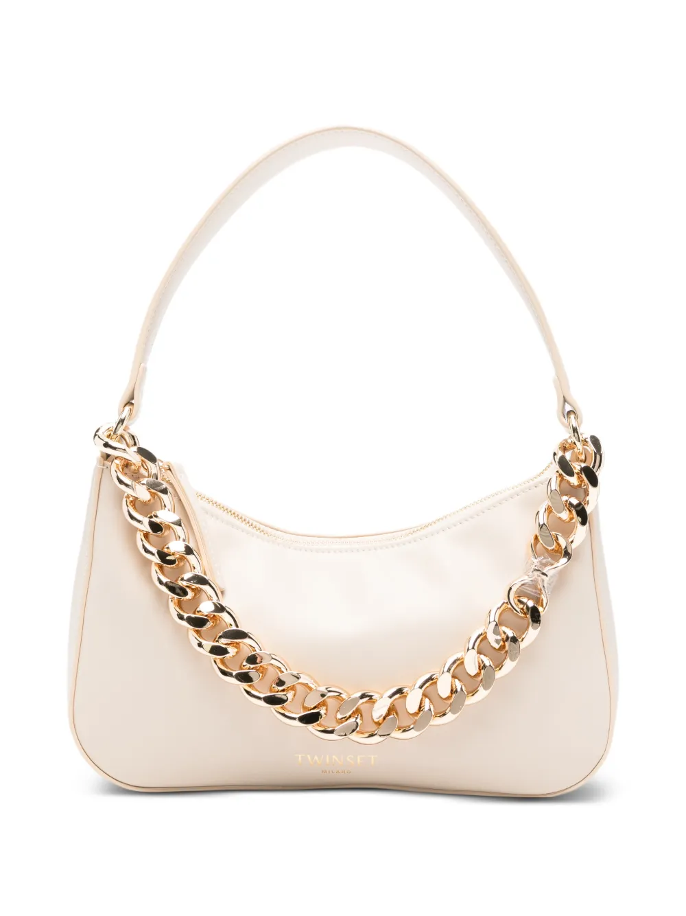 TWINSET chain-detailed shoulder bag - Toni neutri
