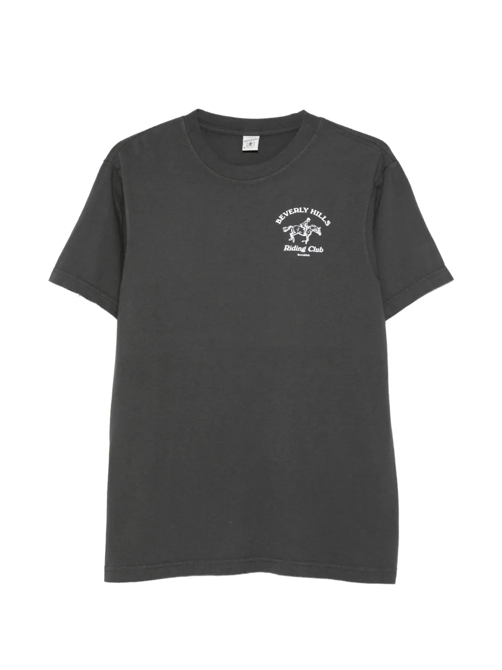 Sporty & Rich BH Riding Club graphic T-shirt - Grigio