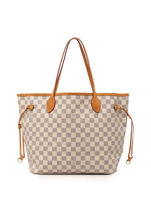Louis Vuitton Pre-Owned 2014 다미에 아주르 네버풀 MM 토트 백