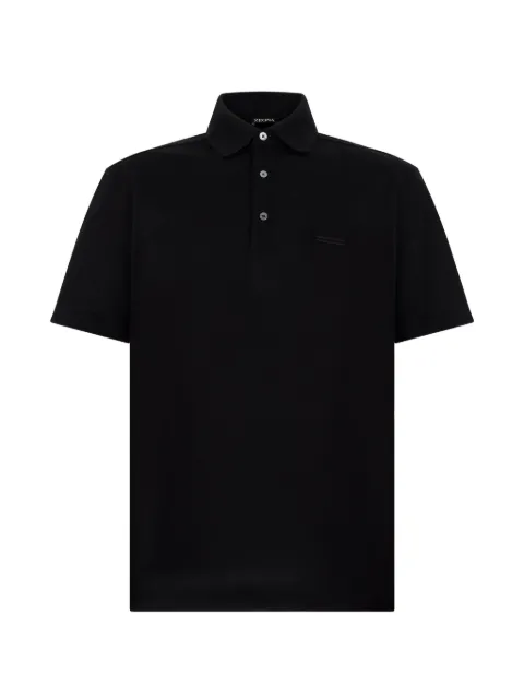 Zegna 패치 폴로 셔츠