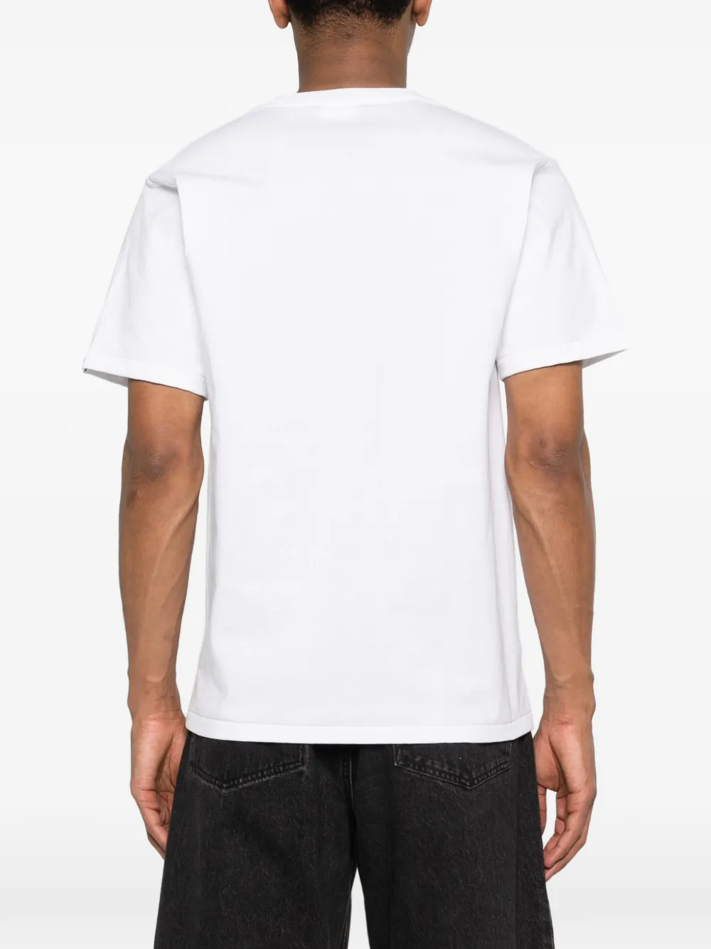 A BATHING APE ABC Camo T-shirt met logoprint Wit