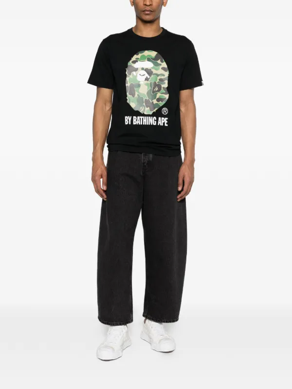 A BATHING APE® ABC Camo Tシャツ | ブラック | FARFETCH JP