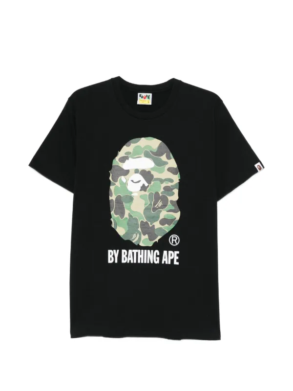 A BATHING APE® ABC Camo Tシャツ | ブラック | FARFETCH JP