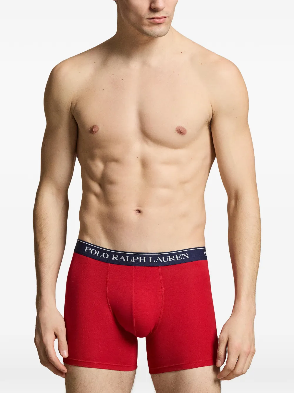 Polo Ralph Lauren Drie boxershorts met logoprint Blauw
