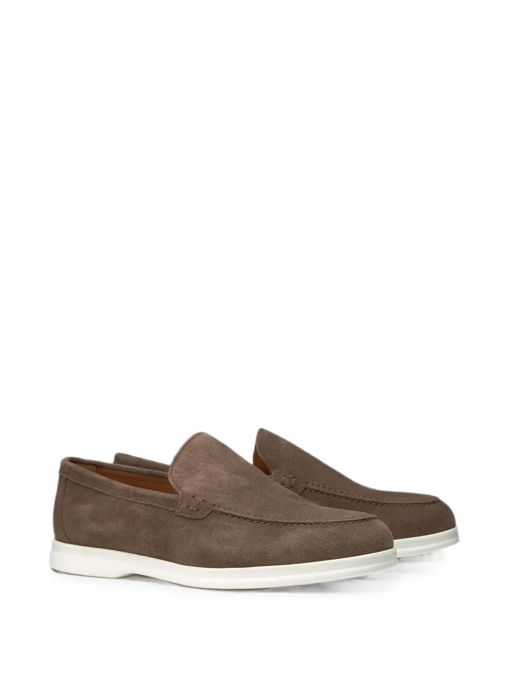 Doucal's suede slip-on loafers Bruin