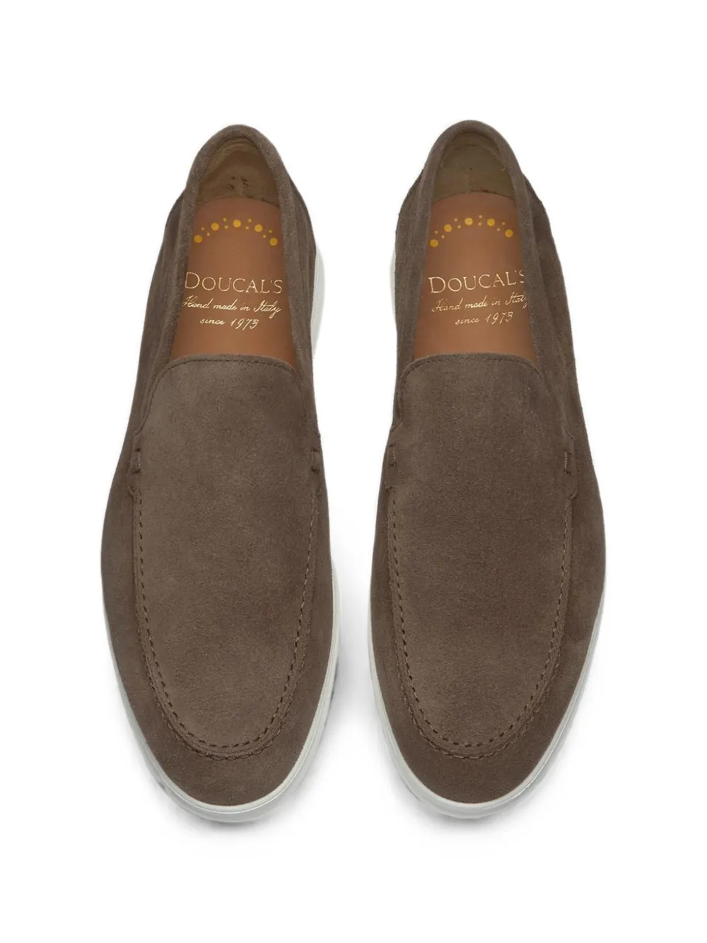Doucal's suede slip-on loafers Bruin
