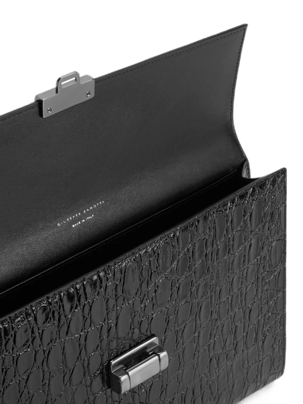 Giuseppe Zanotti Yannis clutch Zwart