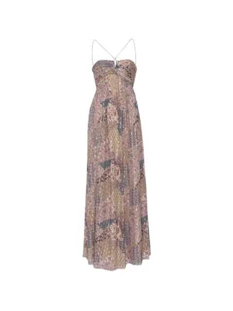 Ba&Sh Pietra floral cut-out maxi dress