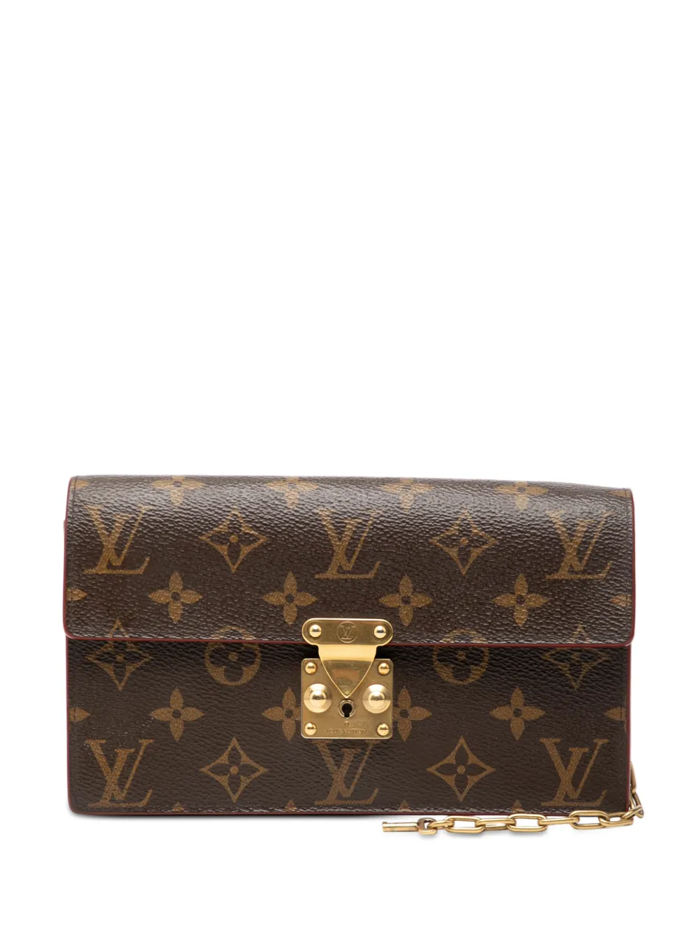 Louis Vuitton Pre-Owned 2019 Monogram S Lock Pouch MM belt bag - Marrone