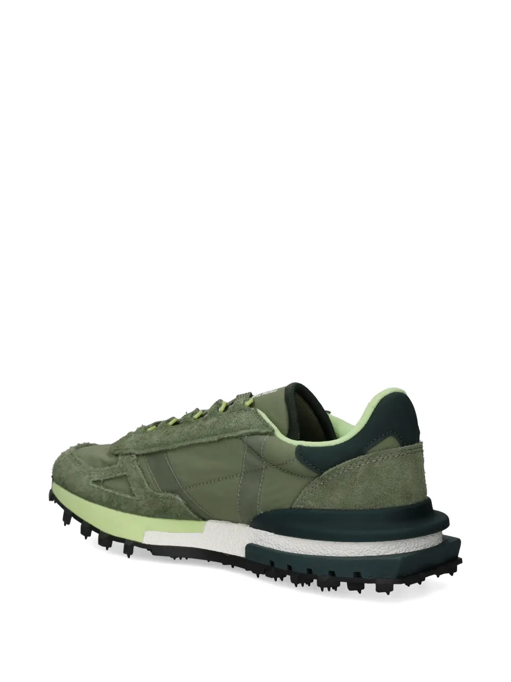 Lacoste Elite Active suede panelled sneakers Groen
