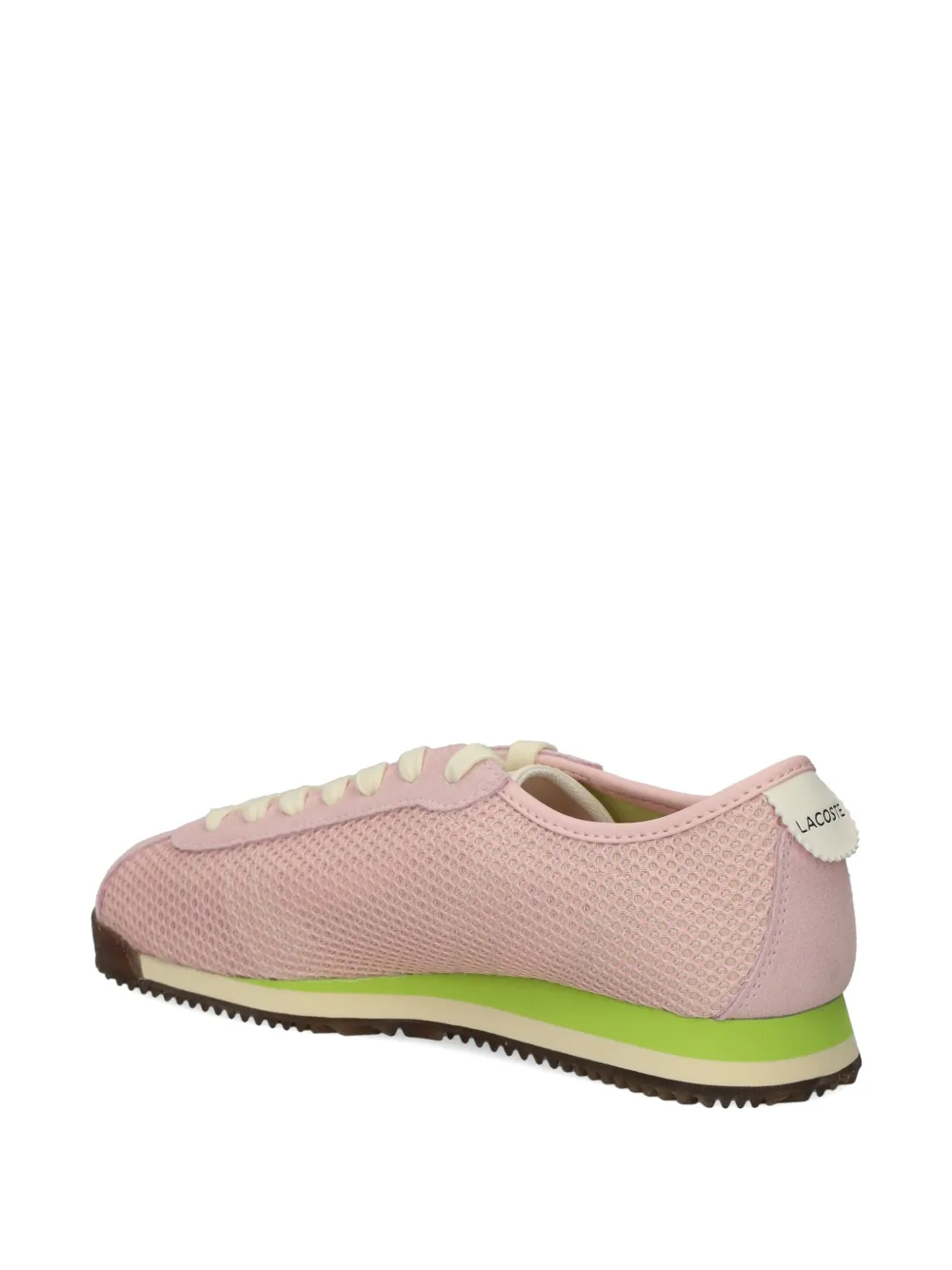 Lacoste Club-Low mesh sneakers Roze