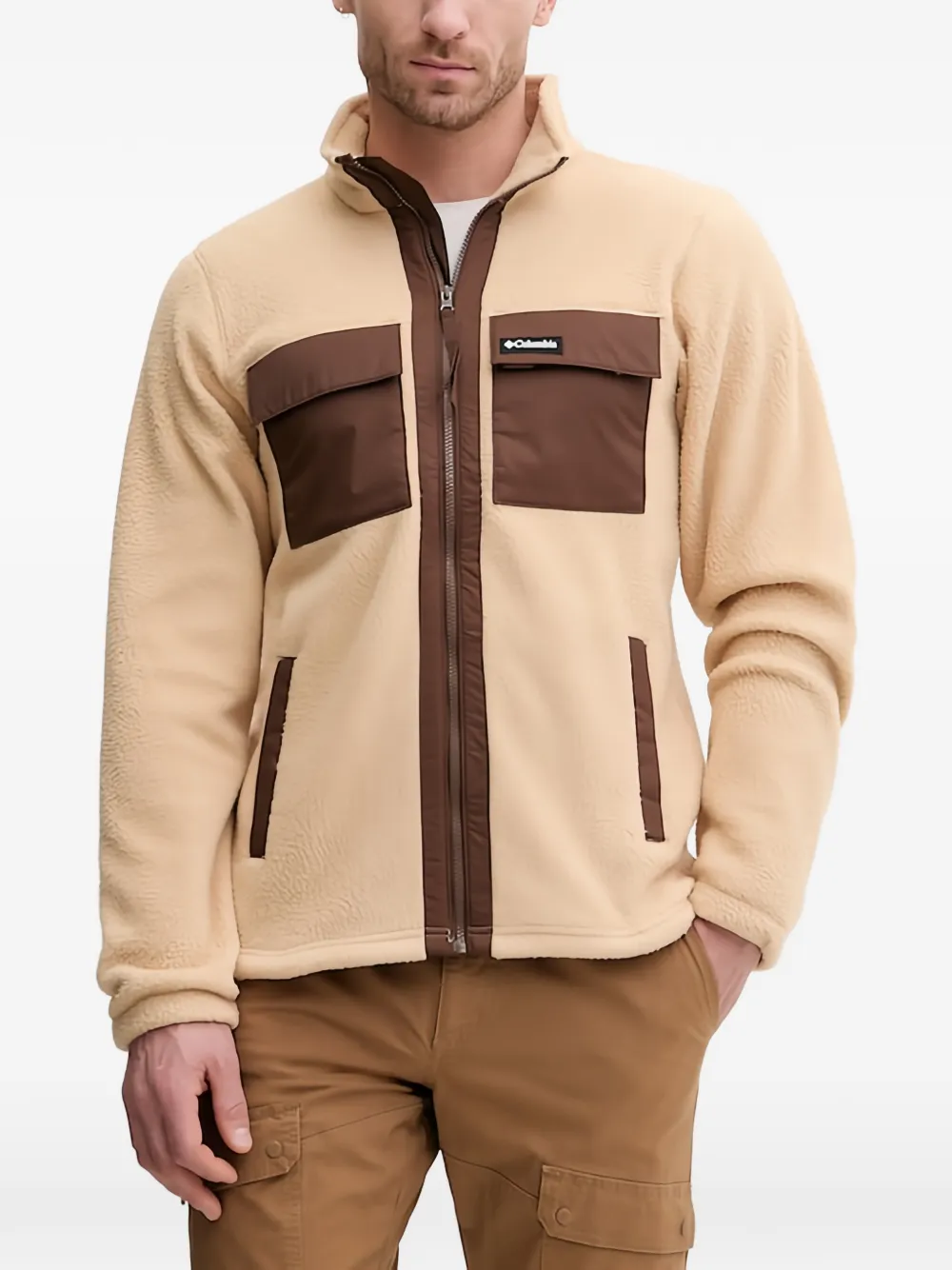 Columbia Juniper Peak™ Fleece zip pockets cardigan - Toni neutri