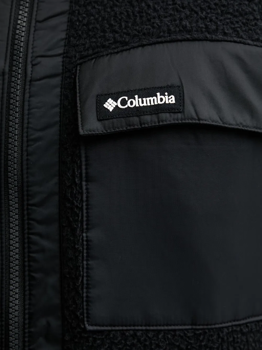 Columbia Juniper Peak™ fleece trui met rits Zwart