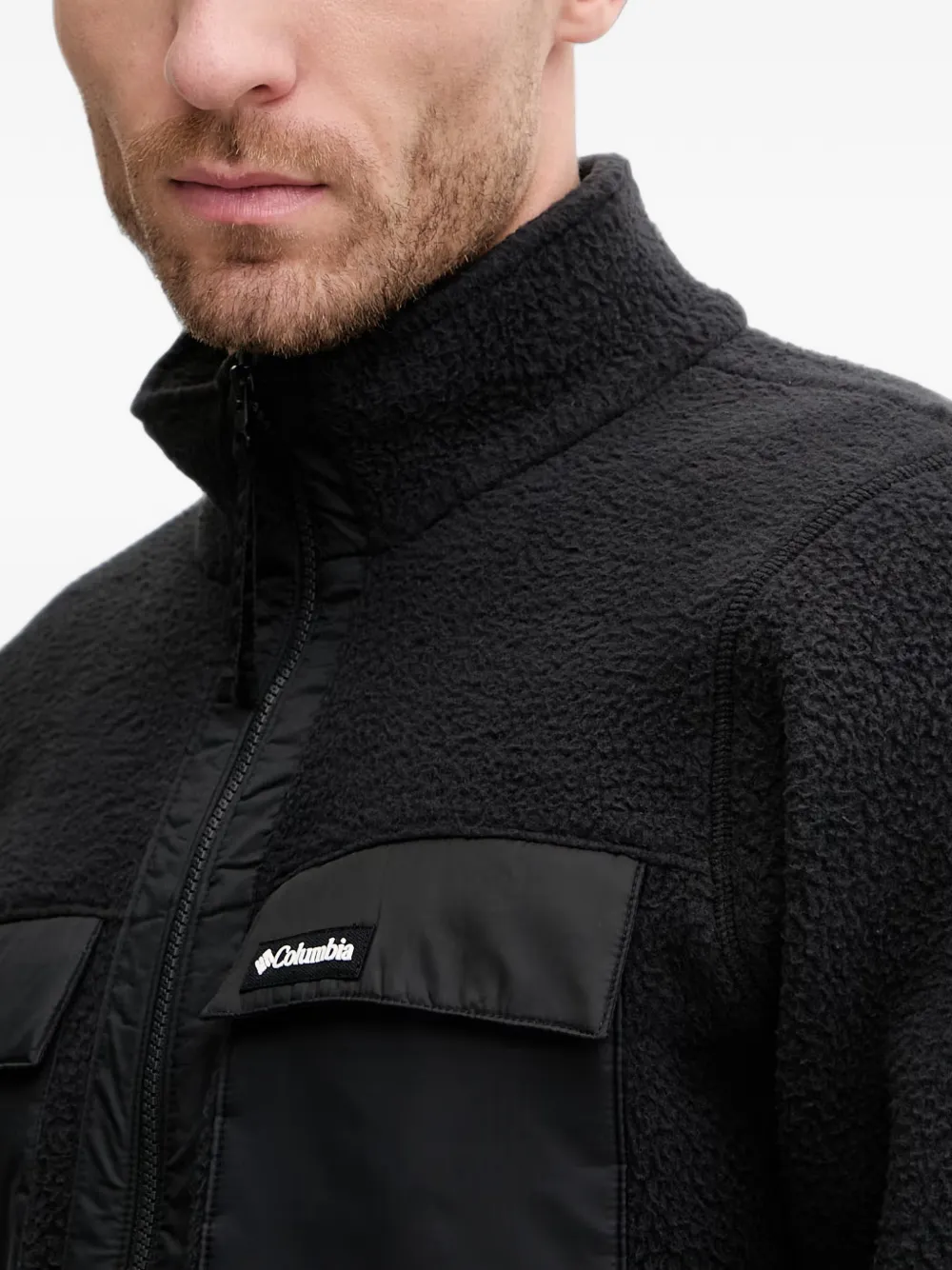 Columbia Juniper Peak™ fleece trui met rits Zwart