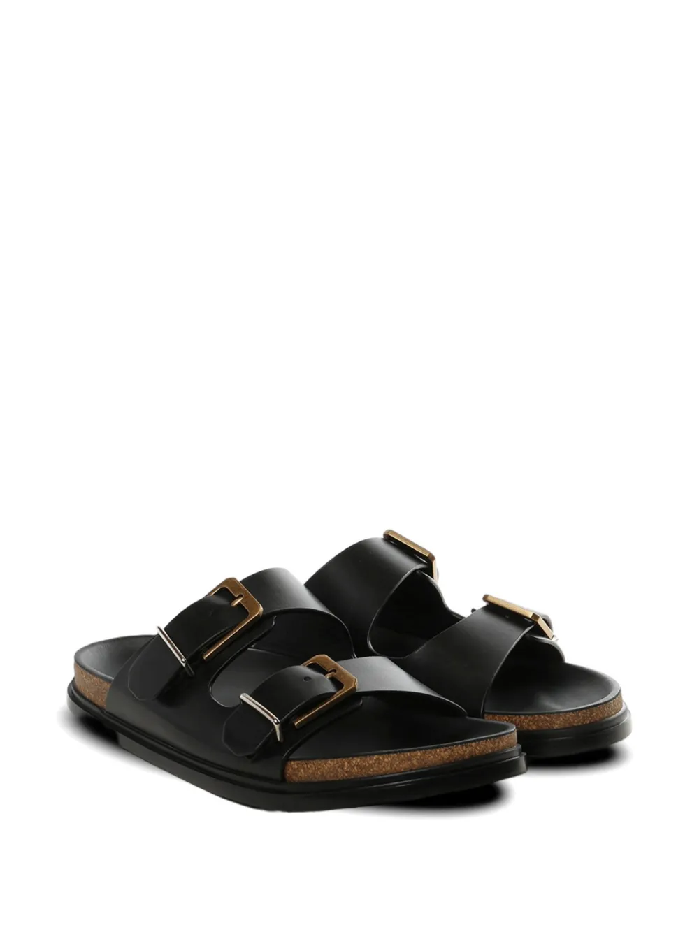 The Row Sandalen met gesp Zwart