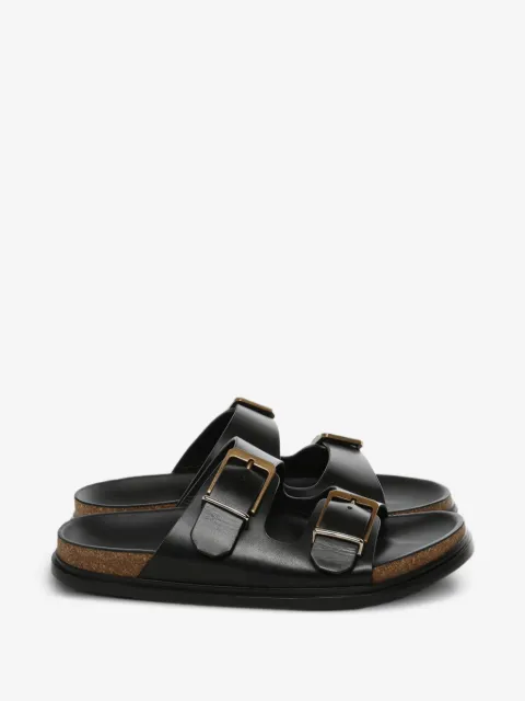 The Row buckle strap sandals