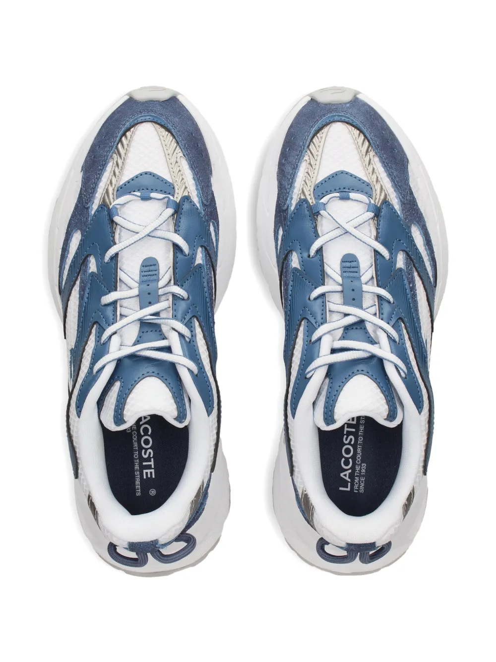 Lacoste L003 Neo Shot cutout detail sneakers Wit