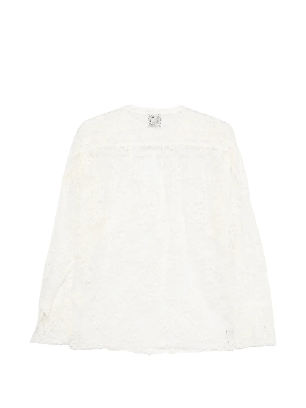  Nude Lace Blouse - White 