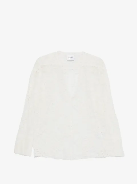 Nude lace blouse