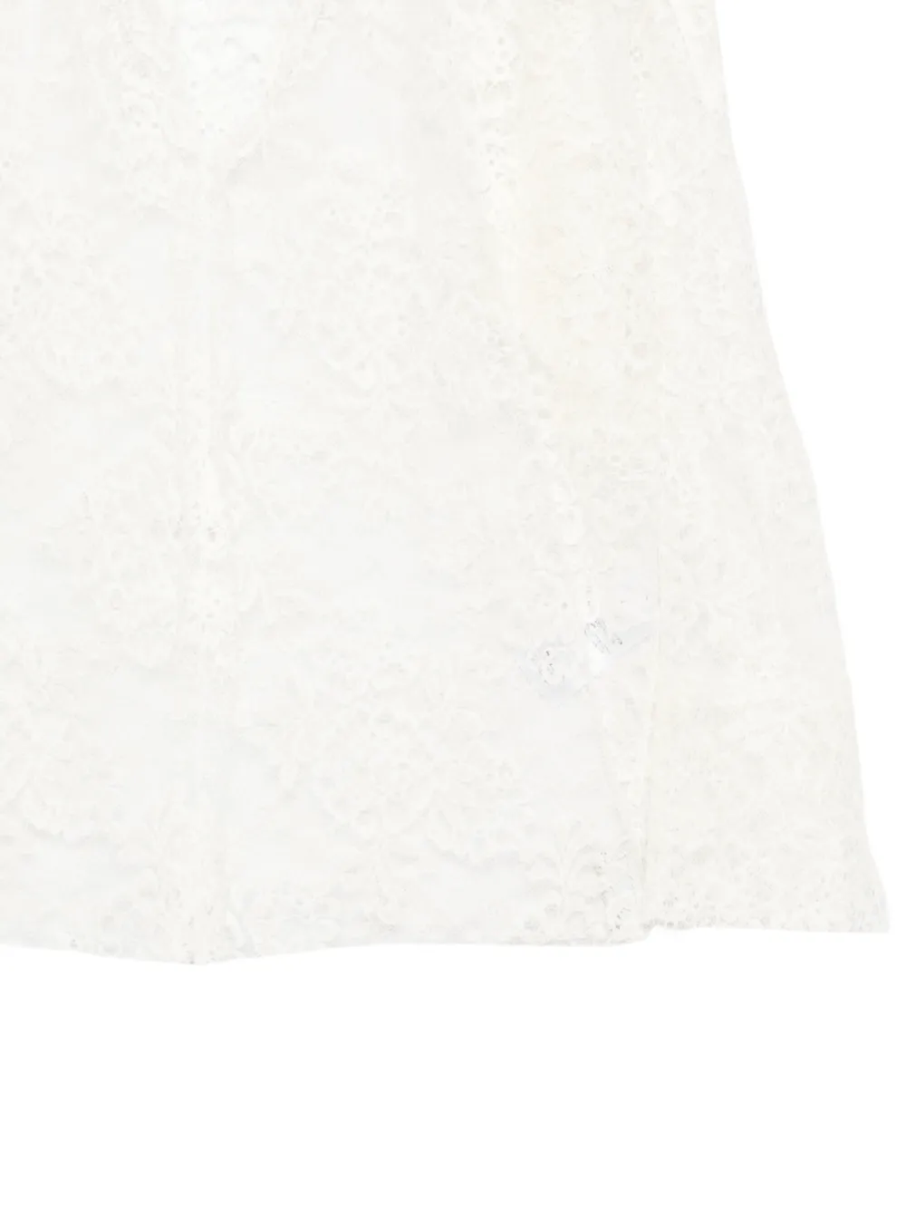  Nude Lace Blouse - White 