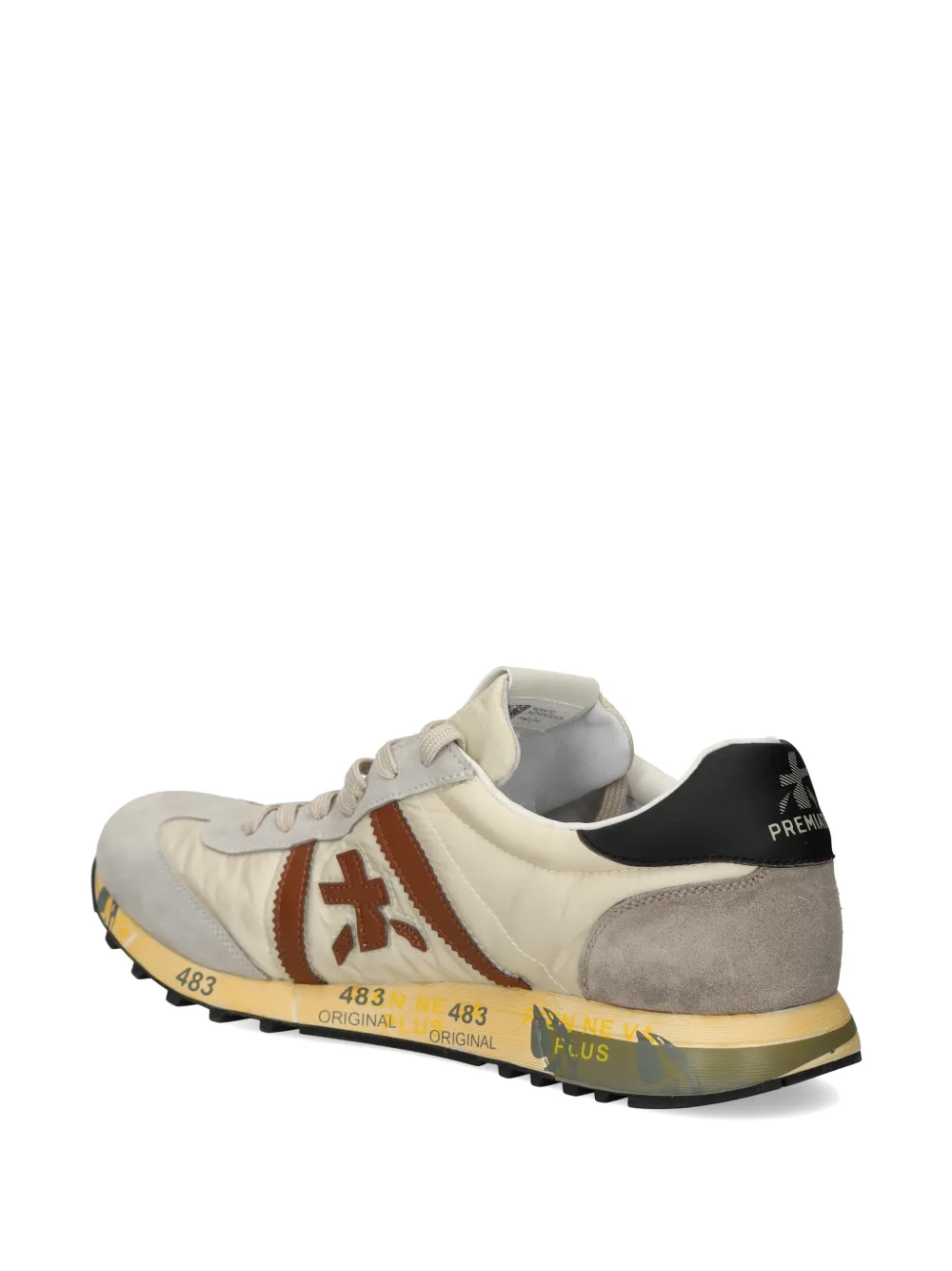 Premiata Lucy sneakers met applicatie Beige