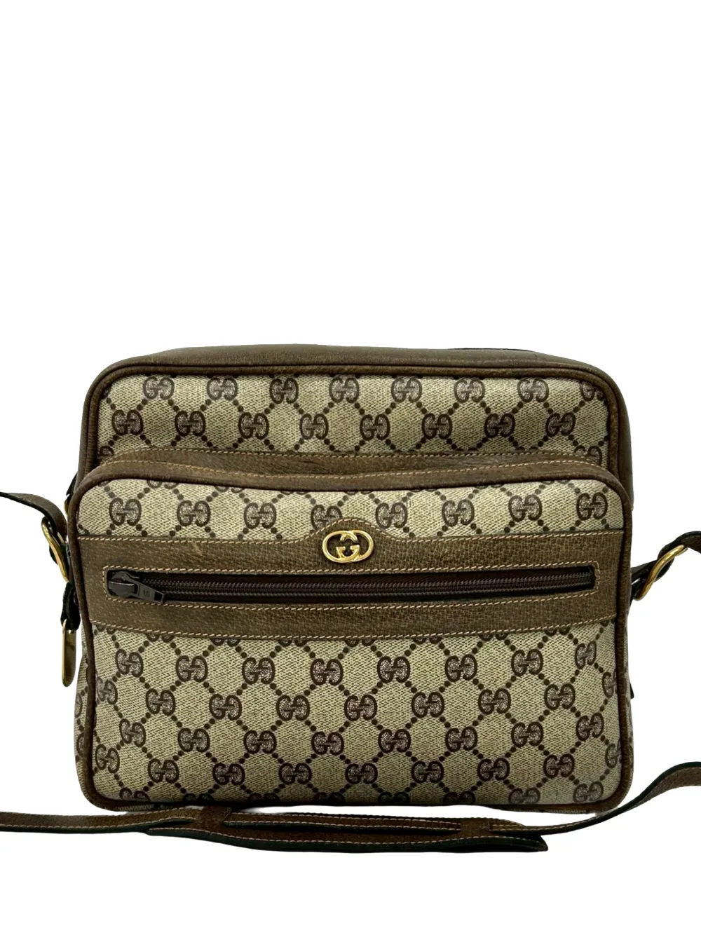 Gucci Pre-Owned 2000-2015 GG Supreme crossbody bag - Marrone