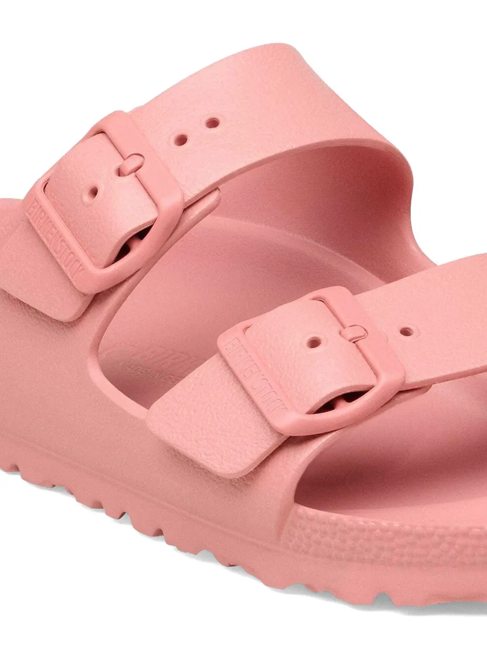 Birkenstock Arizona slippers met gesp Roze