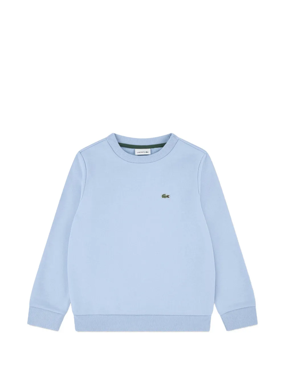 Lacoste Kids crew-neck logo sweatshirt - Blu