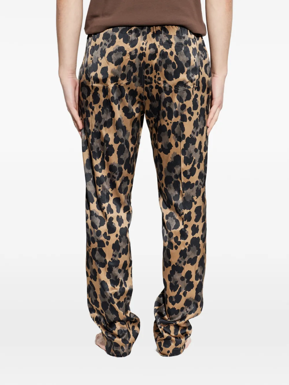  Tom Ford Leopard-print Pajama Bottoms - Neutrals 