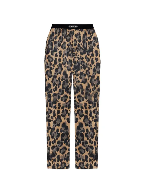 TOM FORD leopard-print pajama bottoms