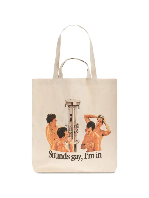CARNE BOLLENTE graphic tote bag