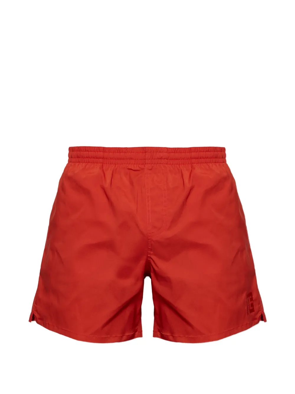 Balmain logo-detail swim shorts - Rosso