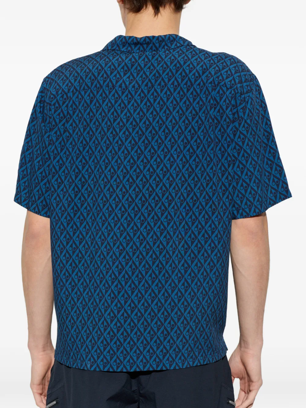 Moose Knuckles Overhemd met patroon Blauw