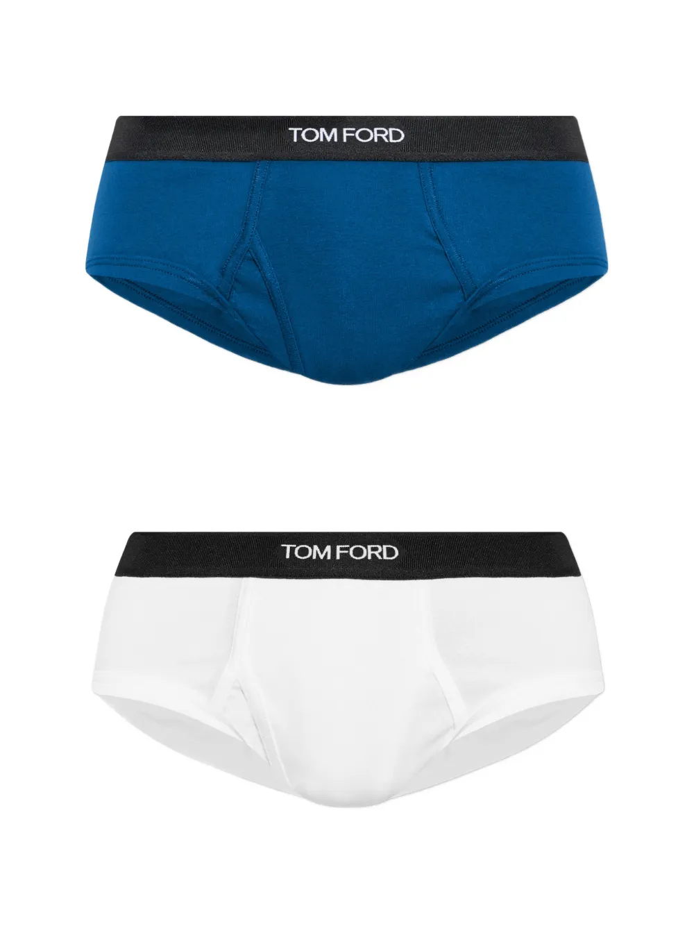 TOM FORD logo-waistband briefs (set of two) - Bianco